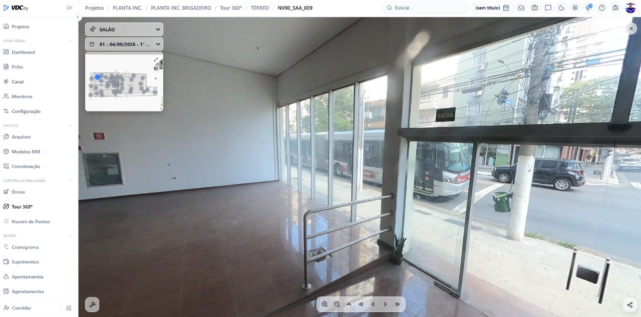 Tour 360º na plataforma VDCity