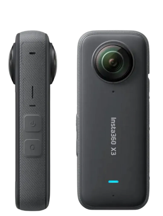Câmera 360° Insta360 X3, usada na captura de tours 360°